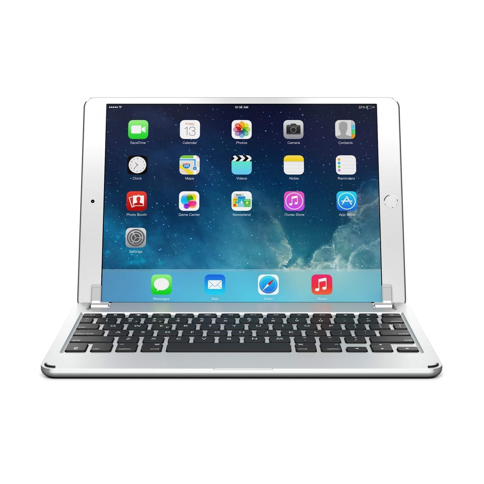 Brydge Aluminium Bluetooth Tastatur Apple Ipad Pro 10 5 Ipad Air 2019 Silber Bry8001g