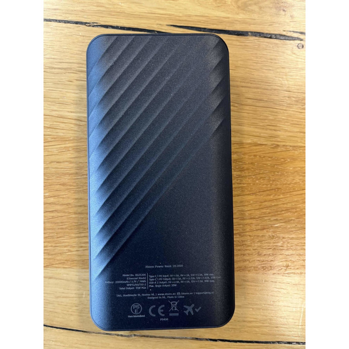 Xtorm Go2 Series Powerbank | 20.000 mAh | 20W / 1x USB-C / 1x USB-A | charcoal schwarz | XG2E206
