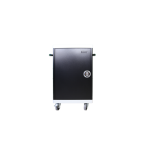 LEBA NoteCart UniFit 12 Laptop/Tablet Ladewagenschrank | Steckdosen | 17" | schwarz | bulk | NCU-12-FH-SC