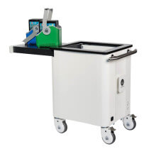 LocknCharge IQ 20 ChargeSync Ladestation | bis 20 Geräte | Rollwagen | weiß | bulk | LNC7310EUUK