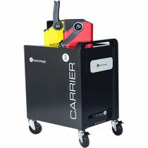 LocknCharge Carrier 20 Ladestation | bis 20 Geräte| Rollwagen | schwarz | LNC10389