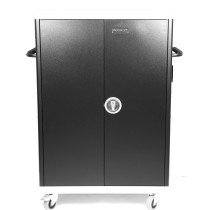 LEBA NoteCart UniFit 32 Laptop/Tablet Ladewagenschrank | Steckdosen | 17" | schwarz | bulk | NCU-32-FH-SC