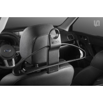 LANCO Premium Auto Kleiderbügel für Kopfstützenbefestigung | schwarz | LI-5965