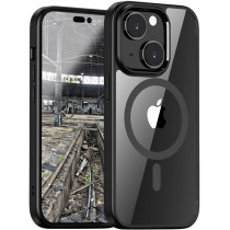 JT Berlin BackCase Pankow Hybrid MagSafe | Apple iPhone 13 | schwarz/transparent | 10923