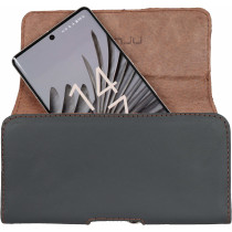 honju horizon Glattleder Gürteltasche | Google Pixel 10/10 Pro/10 Pro XL/10 Pro Fold & 9a/9/9 Pro/9 Pro XL & 8a/8/8Pro & 7a/7/7 Pro & 6a/6/6 Pro | schwarz | bulk | 62455