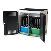 LocknCharge IQ 10 Mk2 Charge Ladestation | bis 10 Geräte | Wand-/Tischmontage | schw./weiß | bulk | LNC10479