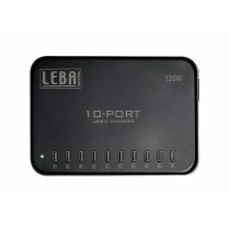LEBA NoteCharge 10 Ladegerät/Hub | USB-C / 12W | schwarz | bulk | NCHAR-UB10-SC
