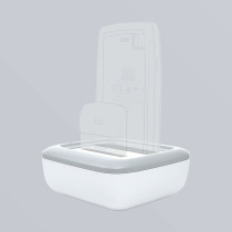 Beam Mobile Healthcare Desktop Ladestation | Apple iPhone SE (2022 & 2020) | weiß | bulk | GM-386