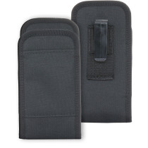 Beam Mobile Stofftasche-Halfter mit Gürtelclip | für GM-394 | Apple iPhone SE (2022 & 2020) | schwarz | bulk | GM-599