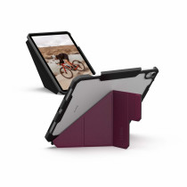 UAG Urban Armor Gear Essential Armor Folio Case | Apple iPad Air 11" (2025 & 2024) & Air 10,9" (2022 & 2020) | bordeaux (transparent) | 124474119049