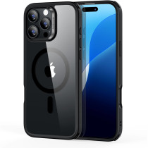 ESR Classic Hybrid HaloLock Case | Apple iPhone 16 Pro Max | transparent/schwarz | 1A7700302