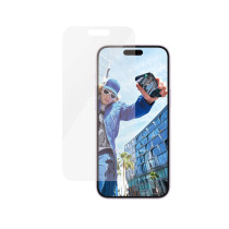 PanzerGlass Displayschutzglas | Classic Fit mit Aufbringhilfe | Apple iPhone 16 Plus/15 Plus | 2875