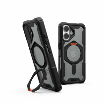 UAG Urban Armor Gear Plasma XTE MagSafe Kickstand Case | Apple iPhone 16 | schwarz/orange | 114476114097
