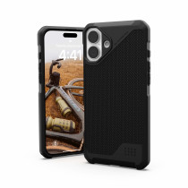 UAG Urban Armor Gear Metropolis LT MagSafe Case | Apple iPhone 16 Plus | kevlar schwarz | 114451113940