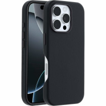 Otterbox Symmetry MagSafe Series Kaktus Leder Case | Apple iPhone 16 Pro | Noir Ash - schwarz | 77-96317