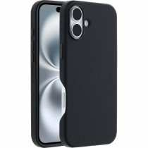 Otterbox Symmetry MagSafe Series Kaktus Leder Case | Apple iPhone 16 Plus | Noir Ash - schwarz | 77-96285