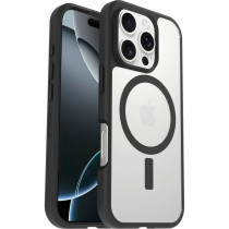 Otterbox React MagSafe Series Case | Apple iPhone 16 Pro | Black Crystal - transparent/schwarz | 77-96251