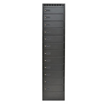 LEBA NoteLocker 12 Laptop/Tablet Ladeschrank | Manuelles Zahlenschloss | USB-A / 12W | 15,6" | schwarz | bulk | NL-12-224-UA-SC