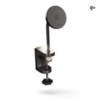 Zens Aluminium Series Office Wireless Charger Mount Pro 2 mit Netzteil 22,5W | 15W | Qi2 | schwarz | ZESC19B/00