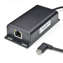 smart things sCharge PoE P+D Adapter | USB-C / 25W / PD / 100Mbit/s | inkl. USB-C-Kabel | plug and play | grau | s26 C