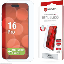 DISPLEX Real Glass Panzerglas | 2D | Apple iPhone 16 Pro | 01995