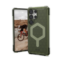 UAG Urban Armor Gear Essential Armor Case mit Magnet-Modul | Samsung Galaxy S25 Ultra | olive drab (transparent) | 214492117272