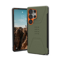 UAG Urban Armor Gear Civilian Case mit Magnet-Modul | Samsung Galaxy S25 Ultra | olive drab/orange | 214473117297