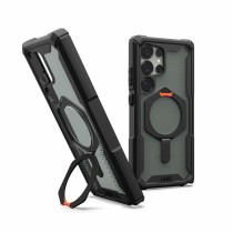 UAG Urban Armor Gear Plasma XTE Kickstand Case mit Magnet-Modul | Samsung Galaxy S25 Ultra | schwarz/orange | 214467114097