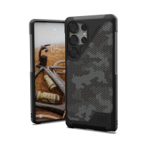 UAG Urban Armor Gear Metropolis LT Case mit Magnet-Modul | Samsung Galaxy S25 Ultra | micro hex camo graphite | 214470113234