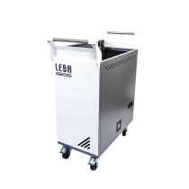 LEBA NoteCart TopFit Slim 20 Laptop/Tablet Ladewagenschrank | USB-C / 12W / Sync | 15,6" | weiß | bulk | NTFS-20-CY-SC