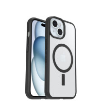 Otterbox React MagSafe Series Case | Apple iPhone 16e/15/14/13 | Black Crystal - transparent/schwarz | 77-98203