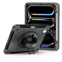JT Berlin Rugged Kickstand & Handstrap Case | Apple iPad Pro 11" (2025 & 2024) | schwarz | bulk | 30017