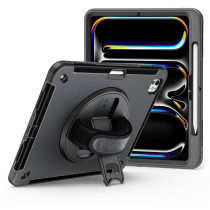 JT Berlin Rugged Kickstand & Handstrap Case | Apple iPad Pro 13" (2025 & 2024) | schwarz | bulk | 30016