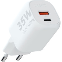 Xtorm GaN2 Ultra Wand-Ladegerät | 35W / PD / 1x USB-C / 1x USB-A | weiß | XEC035