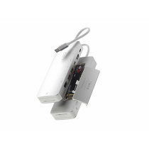LINQ ProConnect 9in1 SSD Multiport Hub | USB-C / 140W / SSD | space grau/off weiß | LQ49091PS