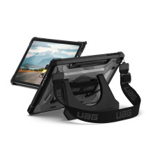 UAG Urban Armor Gear Plasma Handstrap & Kickstand Case | Microsoft Surface Pro 12 Zoll (1. Edition) | ice (transparent)/schwarz | 324023114340