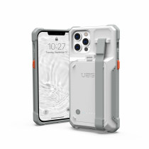 UAG Urban Armor Gear Workflow Healthcare Battery Case | Apple iPhone 12/12 Pro | weiß/grau | bulk | WF0000014130