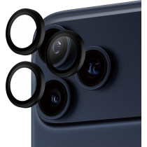 PanzerGlass Hoops Kameralinsenschutz | Apple iPhone 17 Pro/17 Pro Max/16 Pro/16 Pro Max | schwarz | PG43455
