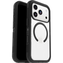 Otterbox Defender Pro XT Clear MagSafe Series Case mit Kamerasteuerung Taste | Apple iPhone 17 Pro | Dark Side - transparent/schwarz | 77-98516