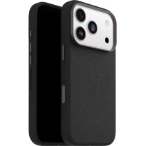 Otterbox Symmetry Kaktus MagSafe Leder Case mit Kamerasteuerung Taste | Apple iPhone 17 Pro | Noir Ash - black | 77-99045