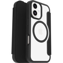 Otterbox React Folio MagSafe Series Case | Apple iPhone 17 | Black Crystal - transparent/schwarz | 77-98586
