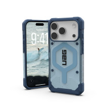 UAG Urban Armor Gear Bundle bestehend aus Pathfinder MagSafe Case & Lanyard (abnehmbar) | Apple iPhone 17 Pro | blues (transparent) & schwarz/graphite | 1145511BV03