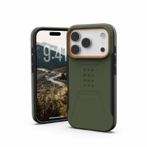 UAG Urban Armor Gear Civilian MagSafe Case | Apple iPhone 17 Pro | olive/pop orange | 114545117297