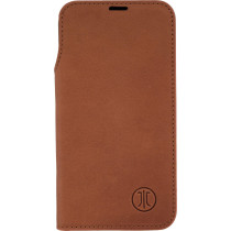 JT Berlin Echtleder BookCase Tegel | Apple iPhone 17 Pro | cognac | 11129