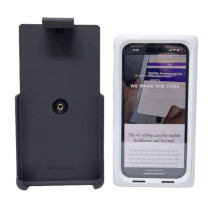 Beam Mobile Kunststoff-Halfter mit Gürtelclip | für GM-700 Fit | Apple iPhone 16e/15/14/13/12 | schwarz | bulk | GM-570