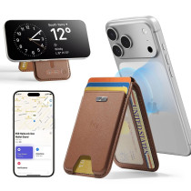 ESR Geo Magnetic Wallet Stand für Karten mit Find My Funktion | MagSafe | braun | 2K6570361