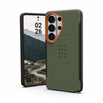 UAG Urban Armor Gear Civilian Case mit Magnet-Modul | Samsung Galaxy S26 Ultra | olive drab/orange | 214535117297