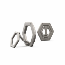 UAG Urban Armor Gear Magnetic Ring Stand | Halterung/Haltering mit Standfunktion | für MagSafe und UAG Cases mit eingebautem Magnet | titanium | 96444911V3636