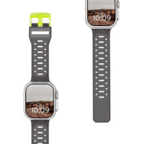 UAG Urban Armor Gear Civilian Strap | Apple Watch Ultra/44/45/46mm | smoke/active neon | 194002113B81