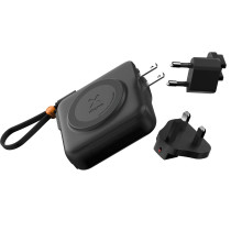 Xtorm TravelPro 3in1 Reiseladegerät | Wand-Ladegerät & Magnetic Wireless Charger & Powerbank | 30W / PD & 15W / Qi &  20W / 10.000 mAh | 2x USB-C | charcoal schwarz | XTPP101